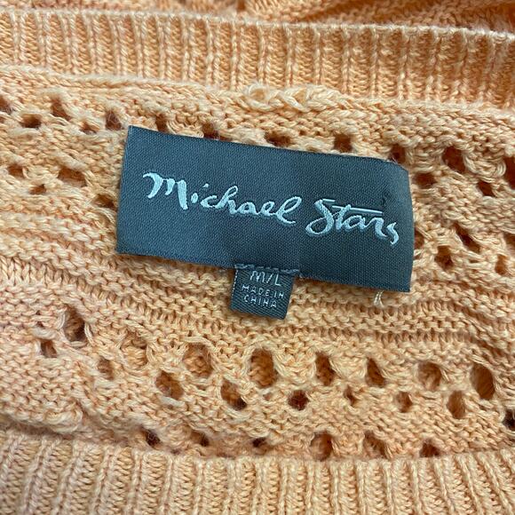 Michael Stars Open Knit Crew Neck Long Sleeve Top
Womens Size M/L‎ Coral - Picture 2 of 7